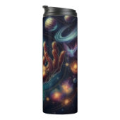 Hemelse Kristal in de Palm Galaxy Spacy Thermosbeker (Geroteerd rechts)