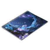 Hemelse Kristalgrot Spiraal Notebook Notitieboek (Linkerzijde)