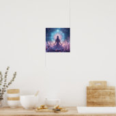 Hemelse Kristalmeditatie Poster (Keuken)