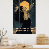 Hemelse Kunst | Gotische Vrouw | Etherische Mystie Poster (Keuken)