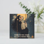 Hemelse Kunst | Gotische Vrouw | Spirituele Quote (Staand voorkant)