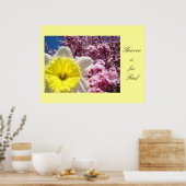 Hemelse kunstprints Lente Bloemen Poster (Keuken)