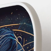 Hemelse Leeuw Hoofd Modern Monogram Pickleball Paddle (Links Detail)