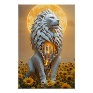 Hemelse Leeuw Openbaring Perfect Poster