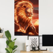 Hemelse Leeuw Poster (Thuiskantoor)