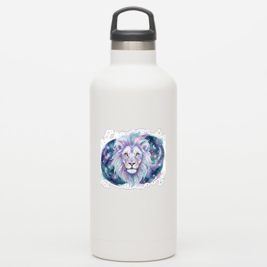 Hemelse leeuw sticker (Waterfles)