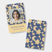 Hemelse Leraar ID Badge - Aanpasbaar DesBadge (Voor- en achterkant)