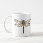 Hemelse Libelle Mok Luxe Lijnkunst (Links)