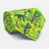 Hemelse libellen op een sterrenhemel stropdas (Opgerold)