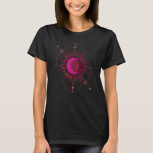 Hemelse Lichamen Astronomie Boho Zon Maan Astrolog T-shirt