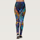 Hemelse lichamen Leggings (Achterkant)