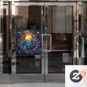 Hemelse Lichamen Venster Cling Raamsticker (Kantoordeur)
