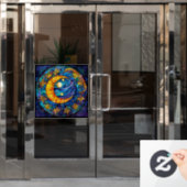 Hemelse Lichamen Venster Cling Raamsticker (Kantoordeur)