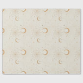 Hemelse licht stoffen cadeaupapier (Vlak)