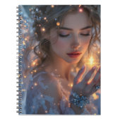 Hemelse Lichtdrager – Engel die de Ster van God va Notitieboek (Voorkant)