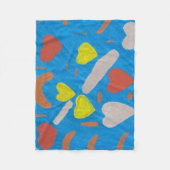 Hemelse liefde fleece deken (Voorkant)