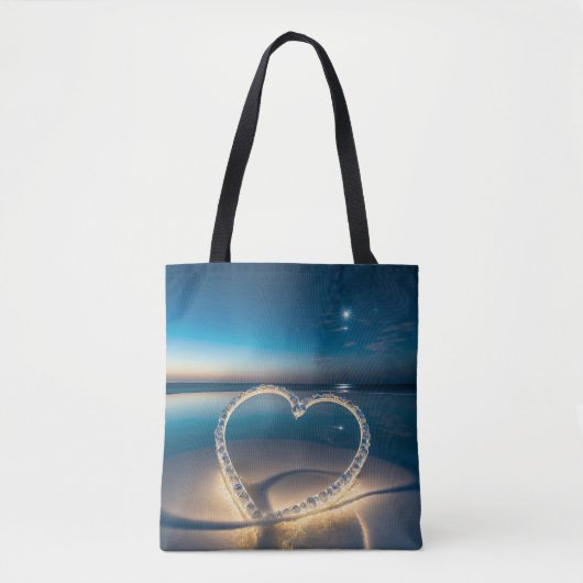 Hemelse Liefde Reflectie Tote Bag (Voorkant)