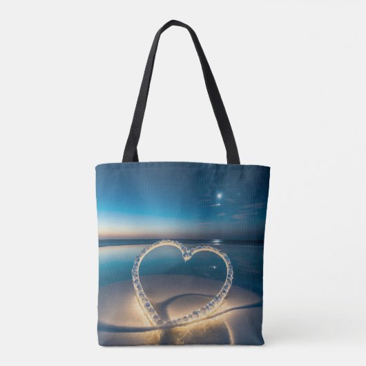 Hemelse Liefde Reflectie Tote Bag (Achterkant)