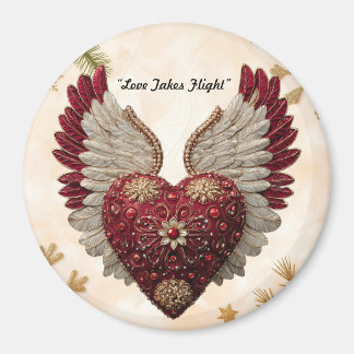 "Hemelse Liefdeshart" Magneet