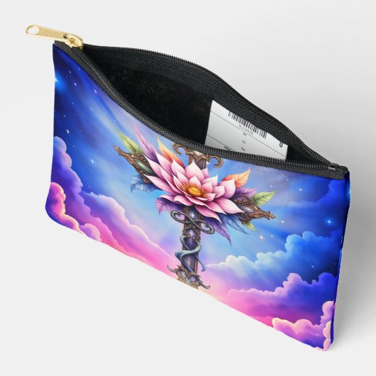 Hemelse Lotus Kruis  Etui (Open)