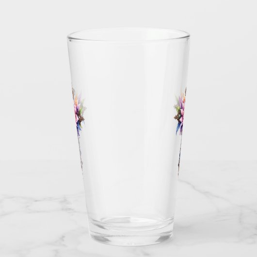 Hemelse Lotus Kruis Glas (Rechts)