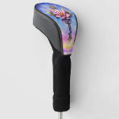 Hemelse Lotus Kruis Golfheadcover (Schuin)