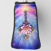 Hemelse Lotus Kruis Golfheadcover (Draai 90)