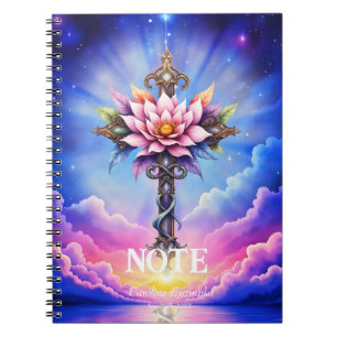 Hemelse Lotus Kruis Notitieboek