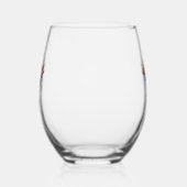 Hemelse Lotus Kruis  Wijnglas Zonder Voet (Rechts)