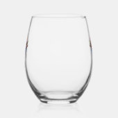 Hemelse Lotus Kruis  Wijnglas Zonder Voet (Links)