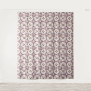 Hemelse Lotus Mandala Spiritueel Ontwerp Patroon Wandkleed