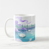 Hemelse Lotusmeer Fantasie Mok (Links)