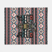 Hemelse Lucht Fleece Deken (Voorkant (Horizontaal))