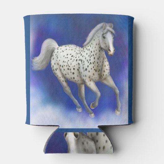 Hemelse luipaard Appaloosa Paard Koelbox Blikjeskoeler (Achterkant)