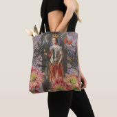 Hemelse Maagd Godin Collage: Vintage Hemels Tote Bag (Dichtbij)