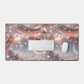 Hemelse Maan Astrologie – Marmer Wit Bureaumat (Keyboard & Muis)