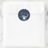 Hemelse Maan Baby Shower Bedankt Stickers | Wh (Tas)