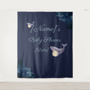 Hemelse Maan Baby Shower Grote Achtergrond Tapijt Wandkleed