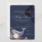 Hemelse Maan Baby Shower Uitnodiging (Voorkant)