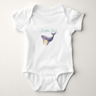 Hemelse Maan Baby Shower Walvis Bodysuit | Persoon