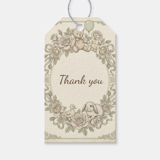 Hemelse Maan Bedankt Favoriet Label Cadeaulabel (Voorkant)