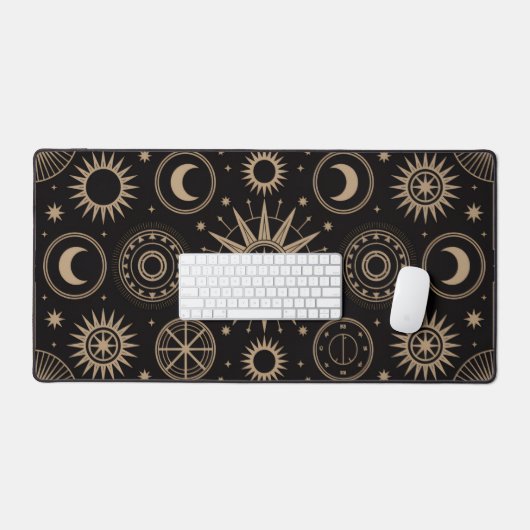 Hemelse Maan en Sterren Bureaumat (Keyboard & Muis)