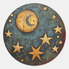 Hemelse Maan en Sterren Stickers