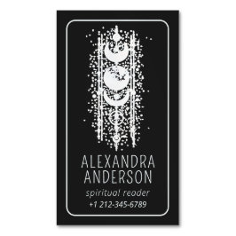 Hemelse Maan Fasen Mystiek Esoterisch Spiritueel Magnetisch Visitekaartje