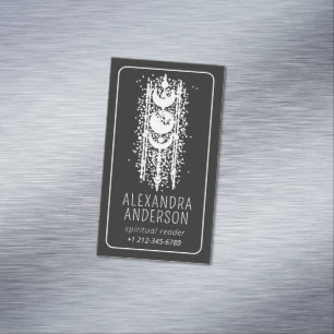 Hemelse Maan Fasen Mystiek Esoterisch Spiritueel Magnetisch Visitekaartje