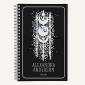 Hemelse Maan Fasen Mystiek Holistisch Spiritueel Notitieboek (Voorkant)