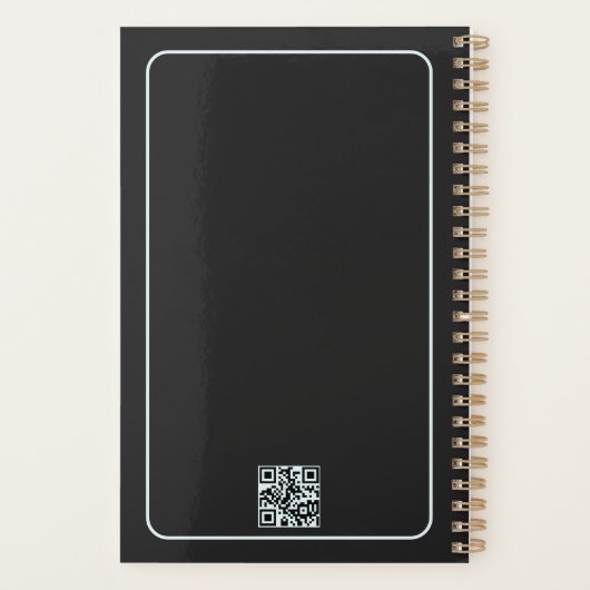 Hemelse Maan Fasen Mystiek Holistisch Spiritueel Planner (Achterkant)