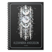 Hemelse Maan Fasen Mystiek Spiritueel Esoterisch Notitieboek (Voorkant)