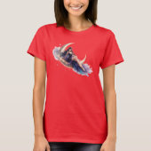 Hemelse Maan Godin Dames T-Shirt | Fantasie A (Voorkant)