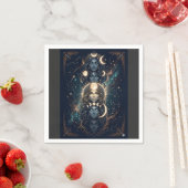 Hemelse Maan Godin Mystiek Servet (Insitu)